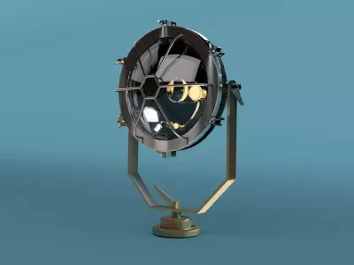 Shiplamp vintage lamp 3D model
