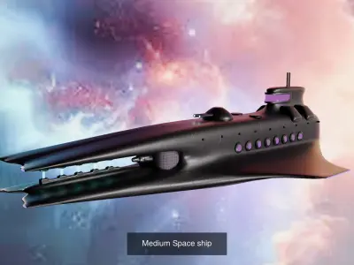 Space fleet 3D Model Collection