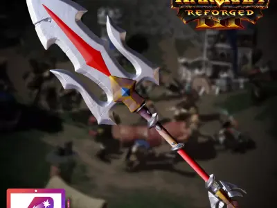 Trident Warcraft 3 Reforged 3D print model