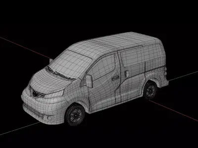Nissan NV 200 New York Taxi 3D model
