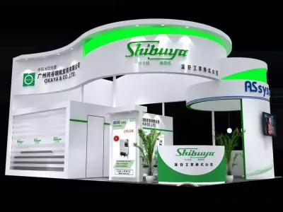 Exhibition - Area -6X9-3DMAX2009-033 3D model