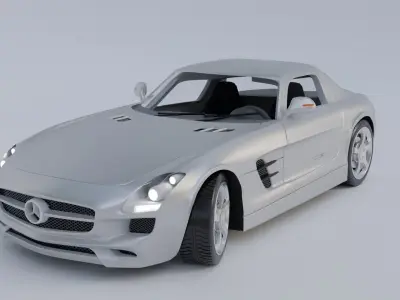 Mercedes SLS AMG  Free 3D model
