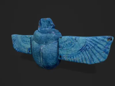 Egyptian scarab beetle Free 3D model