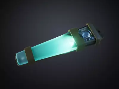 Strobe Marker Light IFF Beacon Signal Lamp high model 3D model