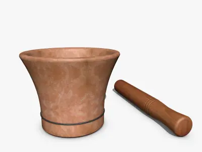 Thai Mortar 3D model