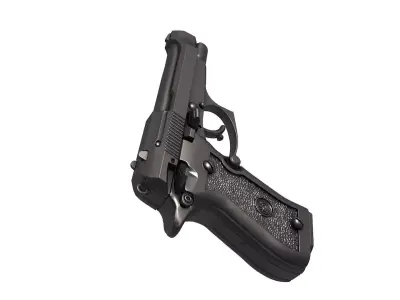 Beretta 84FS 3D print model