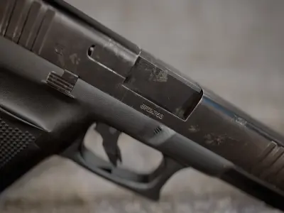Glock 17 gen 5 model weapon equipment 4k and 2k High Quality 3D  Free low-poly 3D model