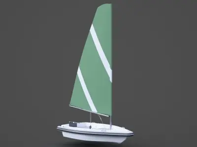 Boat 01  3D model