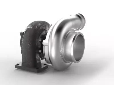 Turbine Garrett 3582 Free 3D model