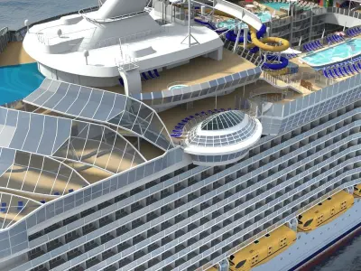 Symphony Of The Seas cruise ship 3D model