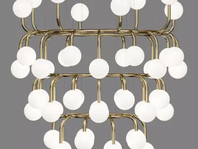 LUUM chandelier 3D model