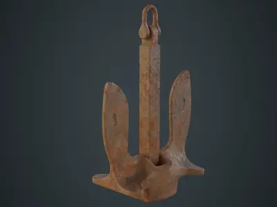 Anchor 1C Low-poly 3D model
