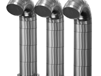 Ventilation pipe 3D model purchase