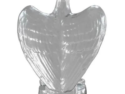 Eagle Figurine Metal 3D model