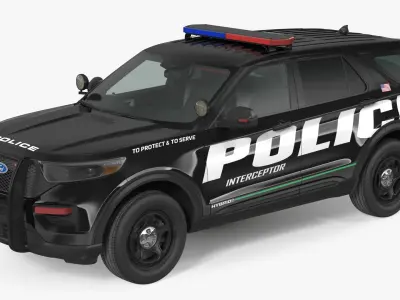  Ford Police Interceptor Utility Hybrid 2020 AWD Rigged 