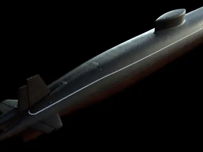 K-222 Submarine 3D model
