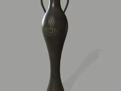 vase set 1 greek - greek Low-poly 3D model