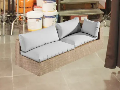 Outdoor Sofa 3D model purchase