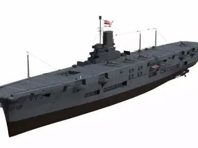 Ship 03 Low-poly 3D model