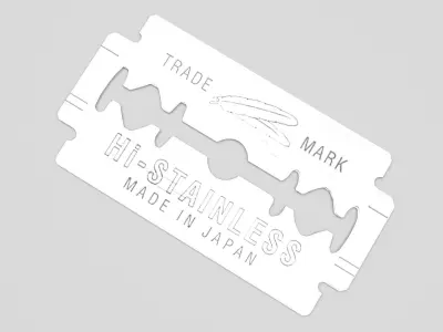 Razor Blade 3D model