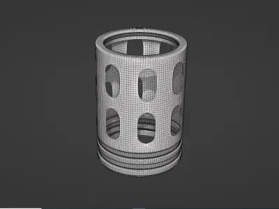 Hardsurface - Muzzle Free low-poly 3D model