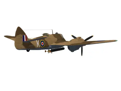 Bristol Beaufighter  MKVIC 3D model purchase