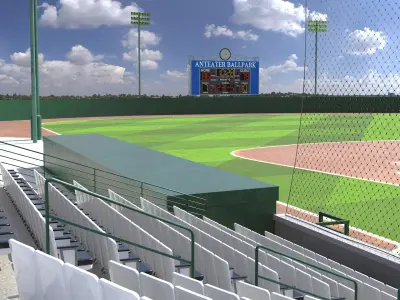 University Baseball Stadium 3D model