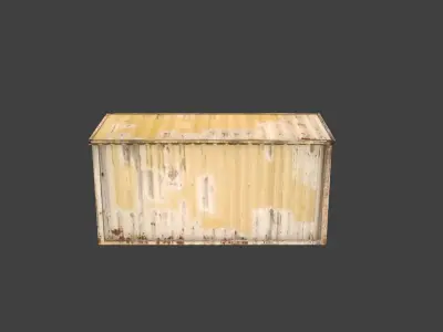 Industrial Container Low-poly 3D model
