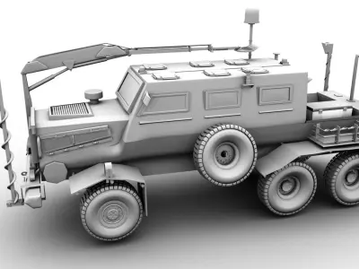 army truck 3D model