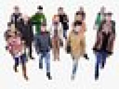 Winter People Collection x13 3D model