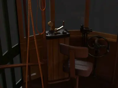 X-1 class tram No 466 3D model