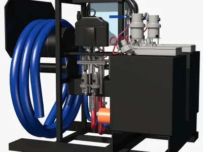 Spray Pump Equipment 3D model