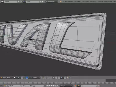 great wall motor haval logo 3D model