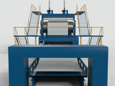 Paper Making Equipment 3D model