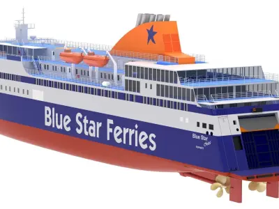 Blue Star Chios 3D model