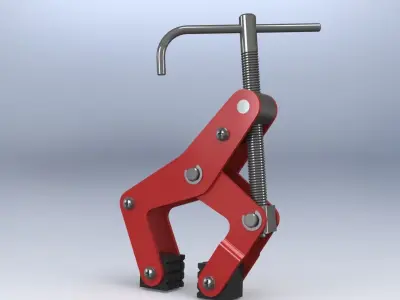 Manual Clamp Free 3D model