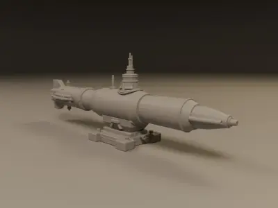 submarine 3D print model buy