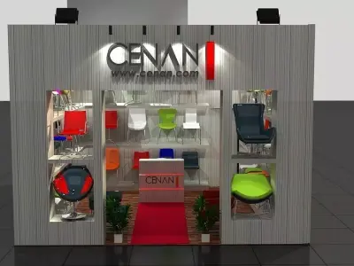 Cenan Exhibition Stand 3D model