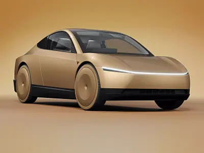 2026 Tesla Cybercab 3D model