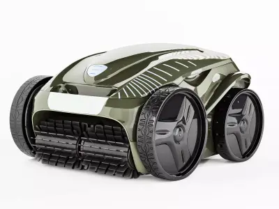 Autonomous Robotic Lawn Mower Vehicle 3D model