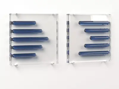 Wall Glass Blocks - Decorative Frame -  Horizon Break - Part 2 3D model