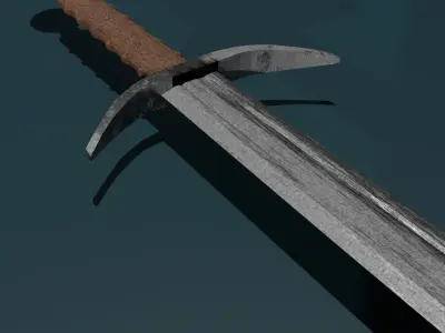 game ready low poly sword pack Low-poly 3D model
