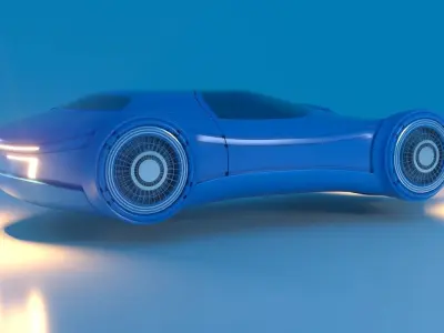 Future Car 32 3D model