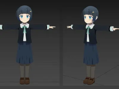 Akira Shinonome VRChat  3D model