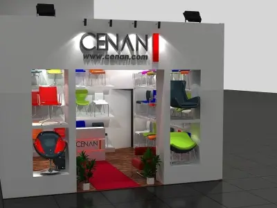 Cenan Exhibition Stand 3D model