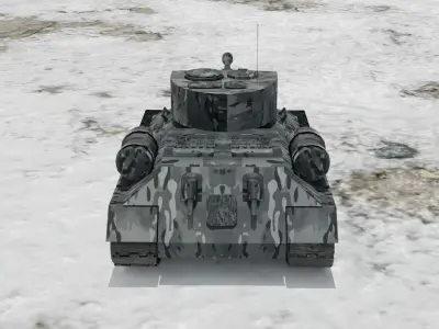 t34 3d model 3D model