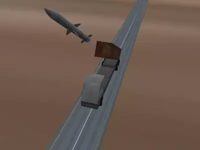 Missile launcher  Free low-poly 3D model
