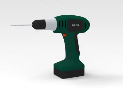 Driller electric drill 3D model