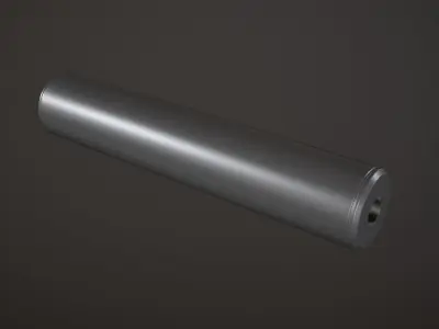 GG Silencer Low-poly 3D model
