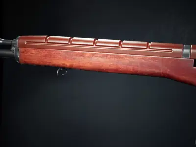 PBR - M14 Woodstock Rifle - Game-Ready 3D Asset Low-poly 3D model